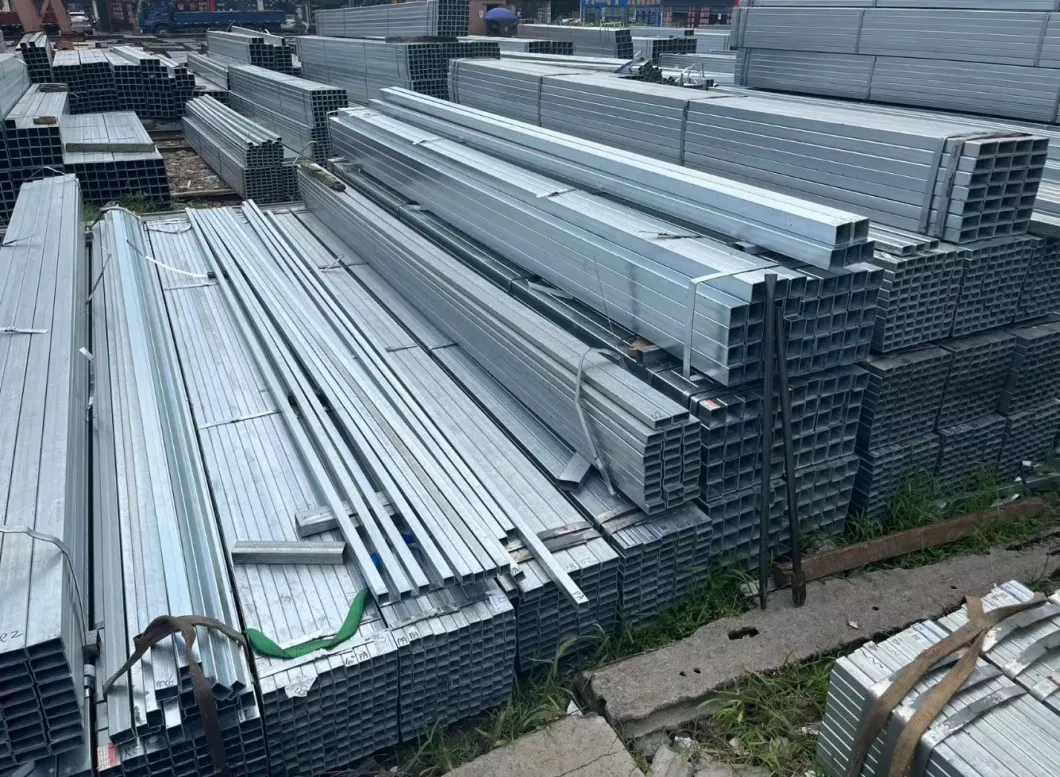 ASTM Hot Dipped Galvanized S275jr Galvanized Steel Pipe Rectangular Tube S235jr S235j2 Structural Pipe Welded Q235B Dx51d-Z275 Steel Tube