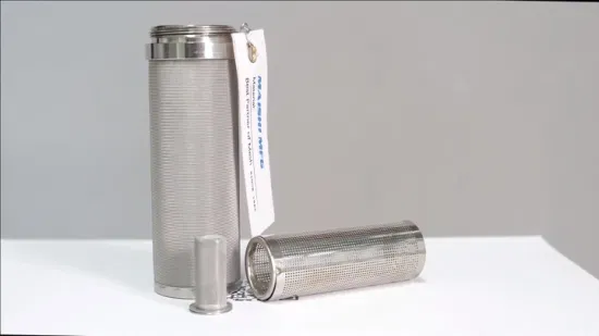 Tubo de filtro del cilindro SS304 del cilindro de filtro de acero inoxidable Ss201