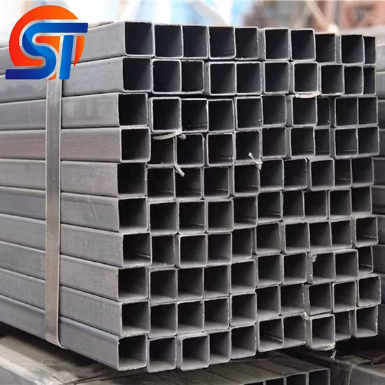 Fabricante profesional Tubo cuadrado de aluminio Tubo de tubo cuadrado y rectangular soldado estructural de acero 95% de descuento